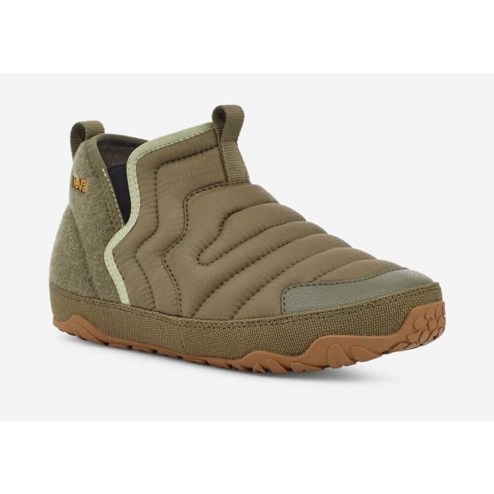 Teva ReEmber Terrain Mid Boots Womens US 7 Burnt Olive Hiking Shoes JOBB1599